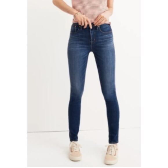 Madewell Jeans Denim Skinny Leg Dark Wash Women's 28 - Picture 1 of 6